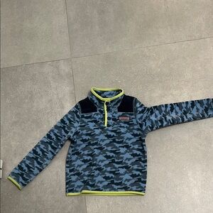 Vineyard Vines Blue and Yellow Kids Shirt